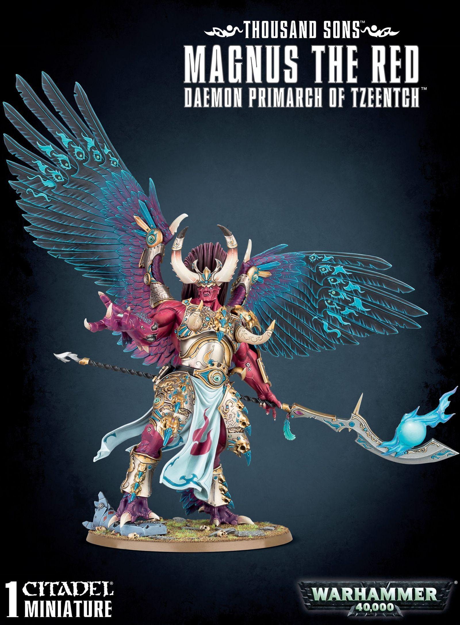 Thousand Sons Magnus The red Deamon Primarch of Tzeentch