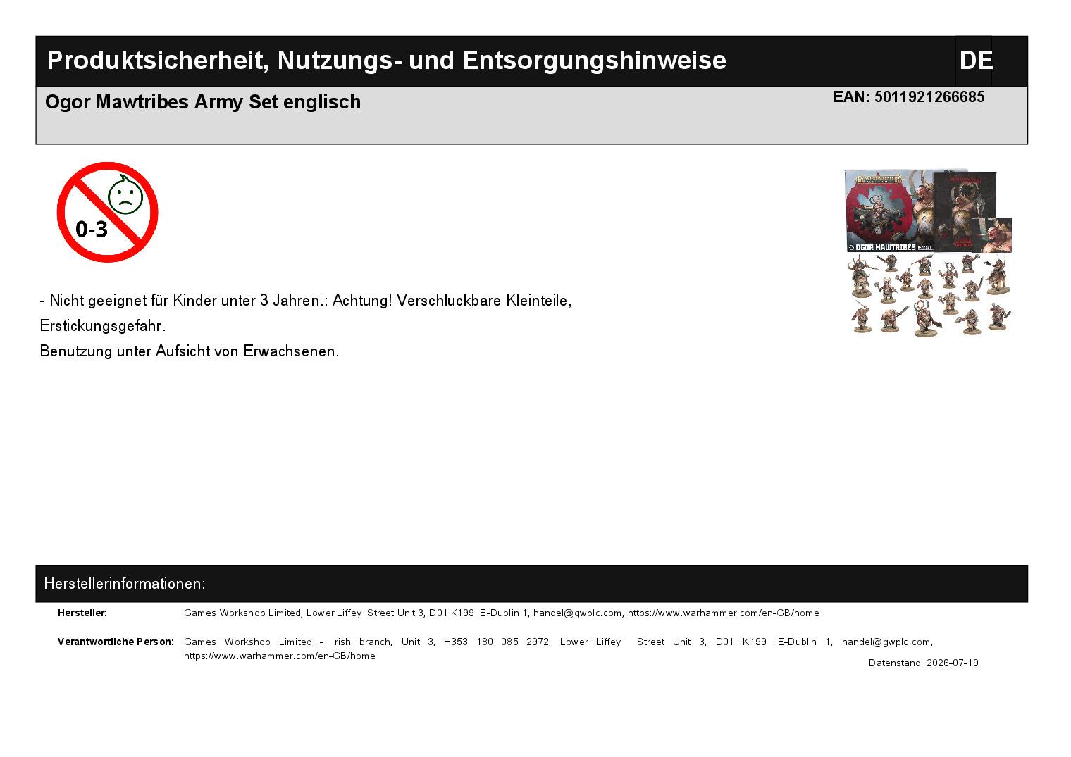 Ogor Mawtribes Army Set englisch