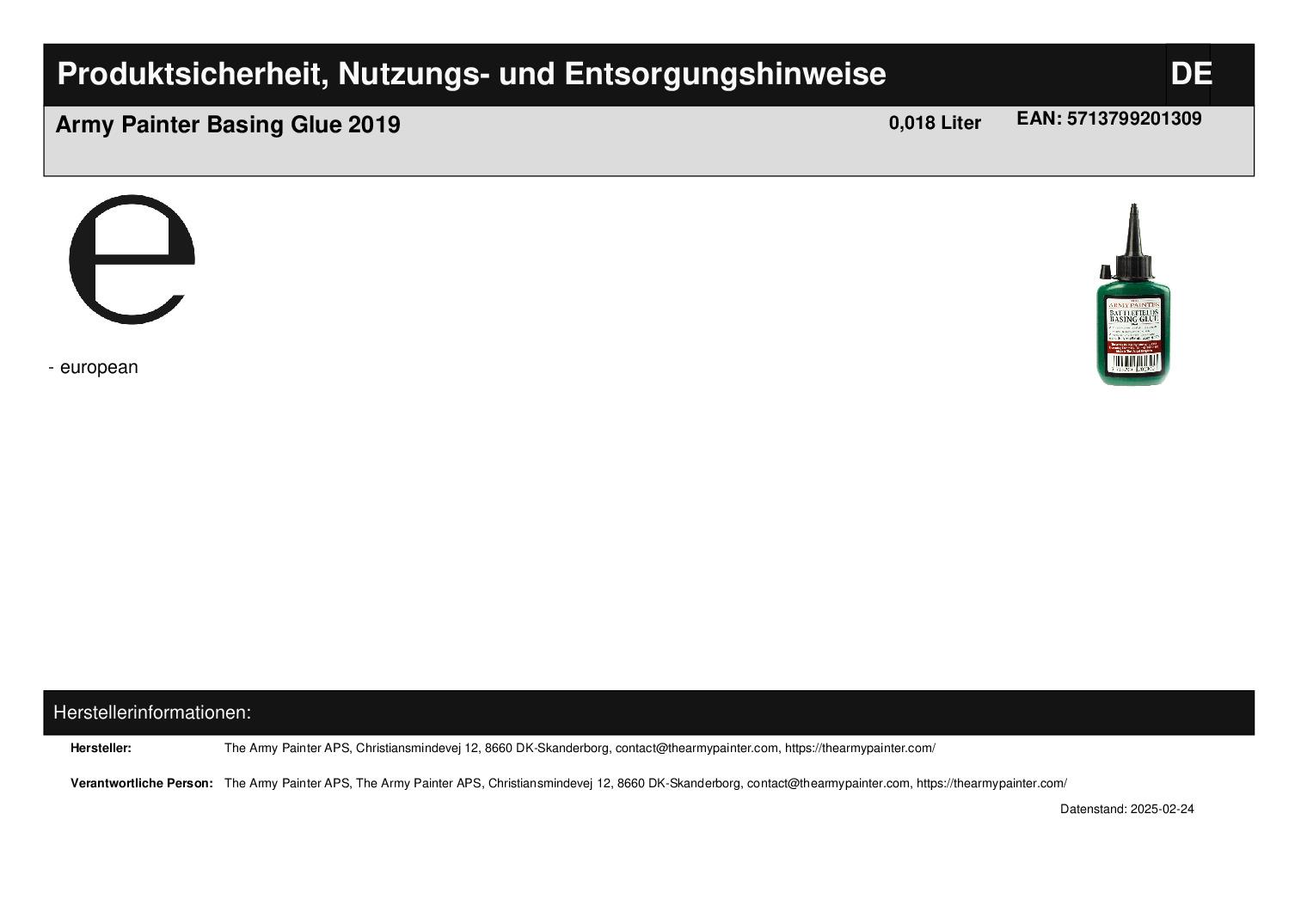 Army Painter Basing Glue 2019 Army Painter Basing Glue 2019