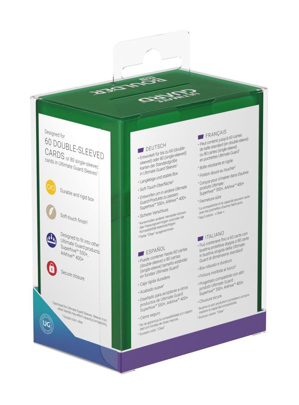 Ultimate Guard Boulder Deck Case 60+ Standardgröße Emerald Ultimate Guard Boulder Deck Case 60+ Standardgröße Emerald