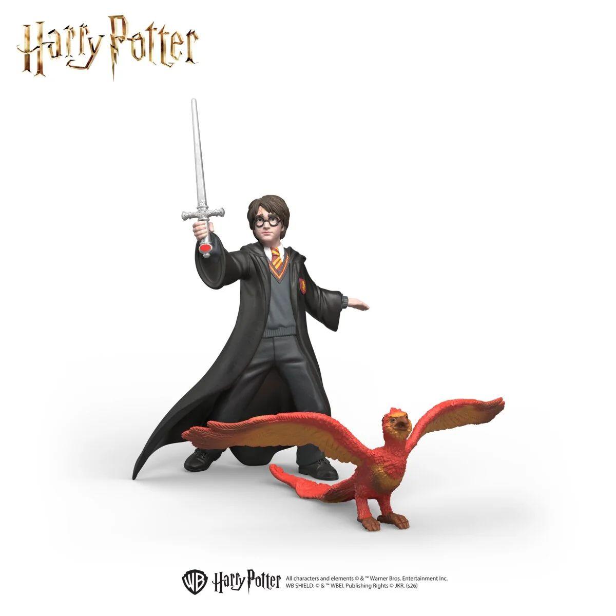 schleich Harry Potter Harry & Fawkes mit Schwert