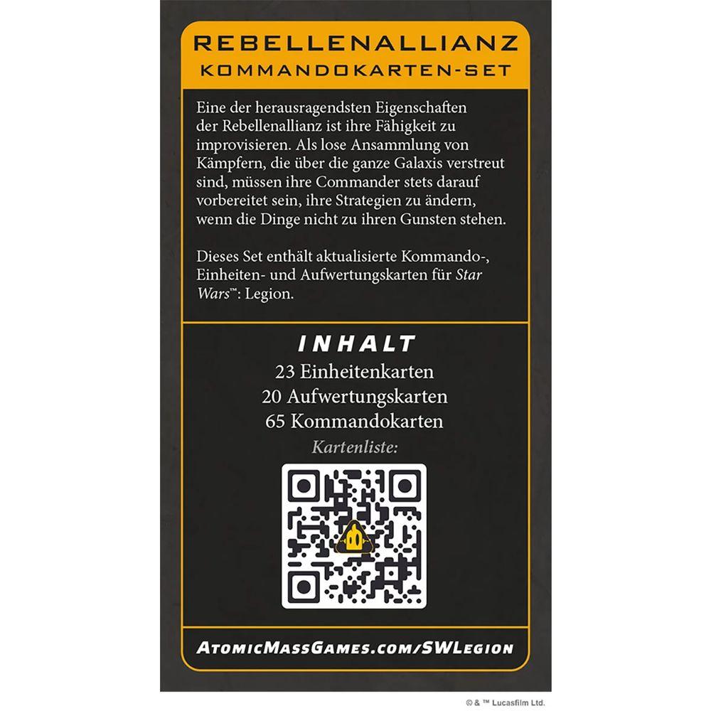 Star Wars: Legion - Rebellen-Allianz Kommandokarten-Set
