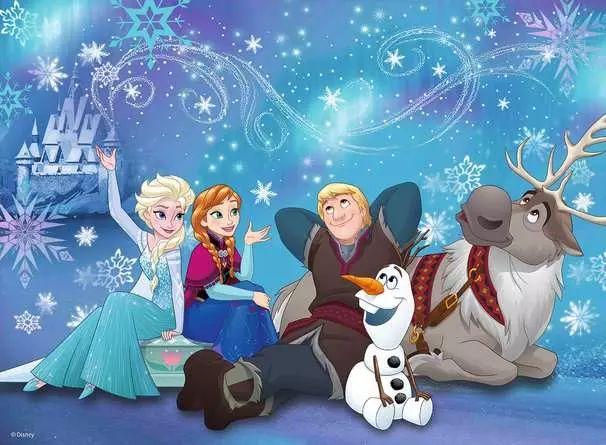 Puzzle: Frozen - Eiszauber (100 Teile XXL)