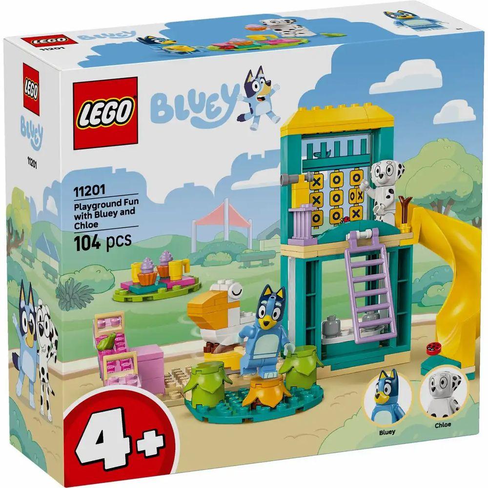 LEGO Bluey Bluey und Chloe auf dem Spielplatz LEGO Bluey Bluey und Chloe auf dem Spielplatz