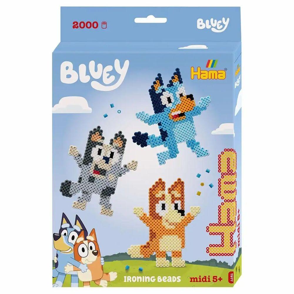 Hama Bügelperlen Bluey 2000 Stück Geschenkpackung