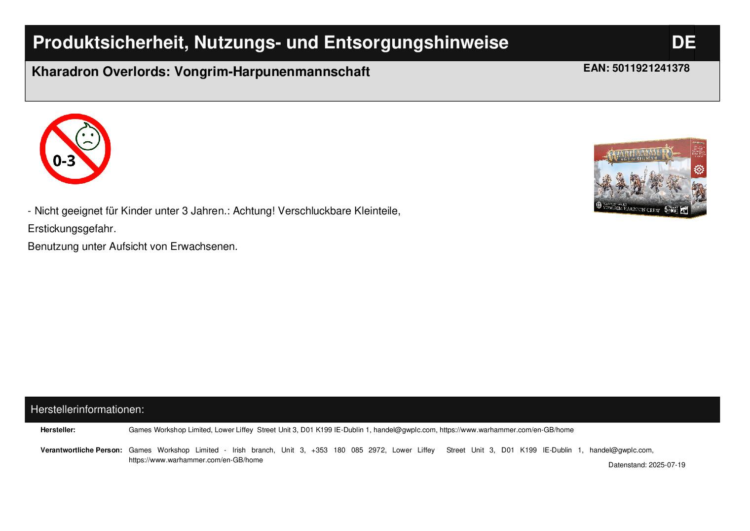 Kharadron Overlords: Vongrim-Harpunenmannschaft