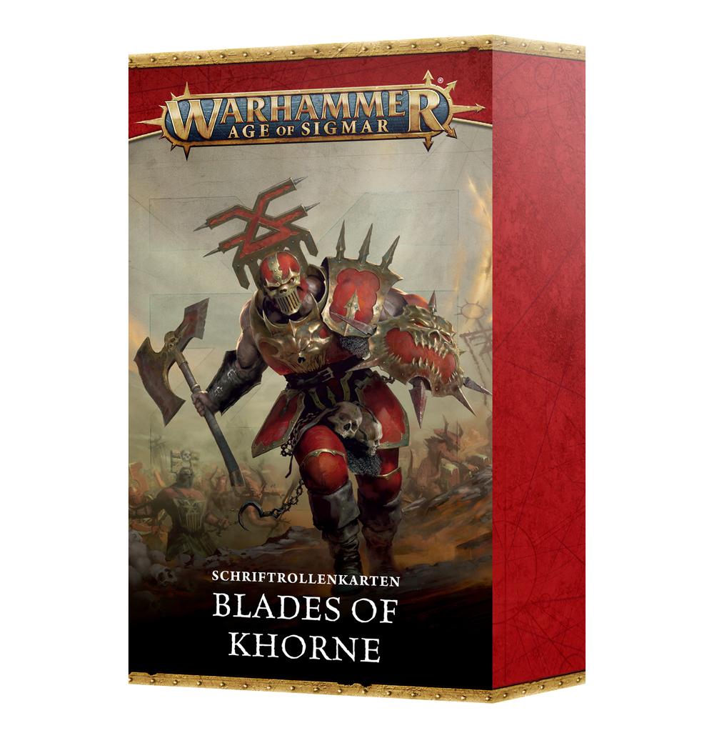 Warscroll Cards: Blades of Khorne englisch