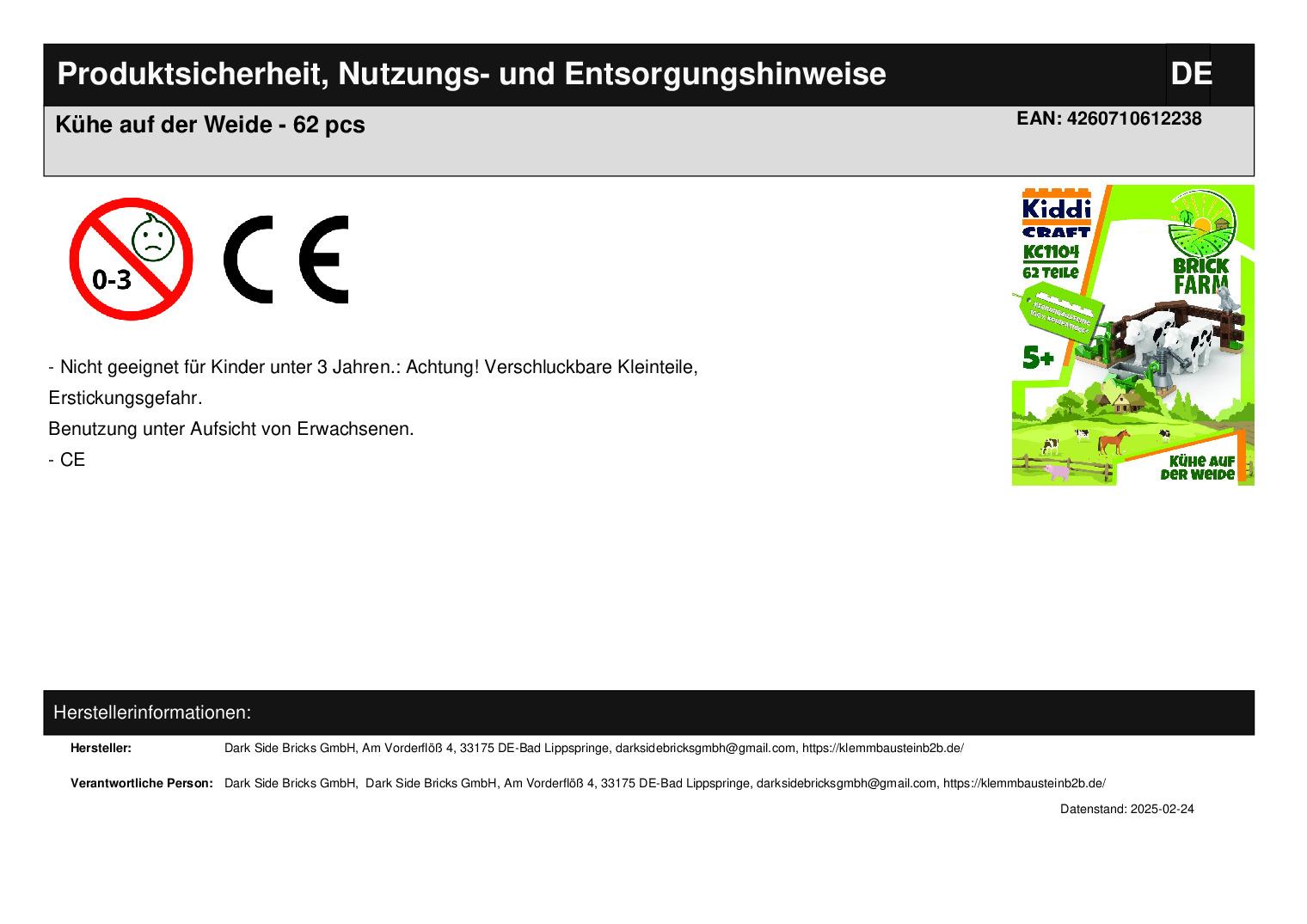 Kühe auf der Weide - 62 pcs