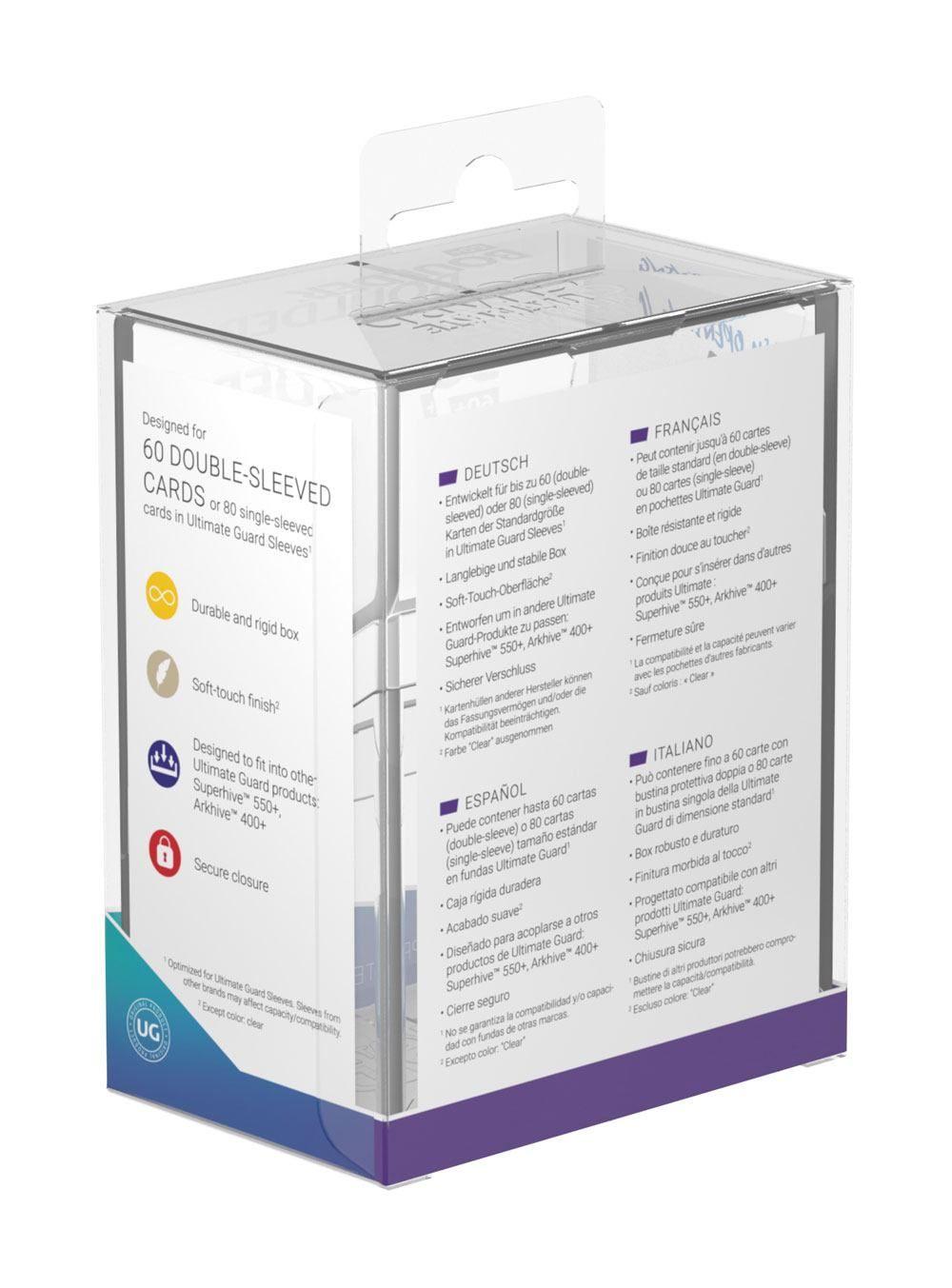 Ultimate Guard Boulder Deck Case 60+ Standardgröße Transparent Ultimate Guard Boulder Deck Case 60+ Standardgröße Transparent