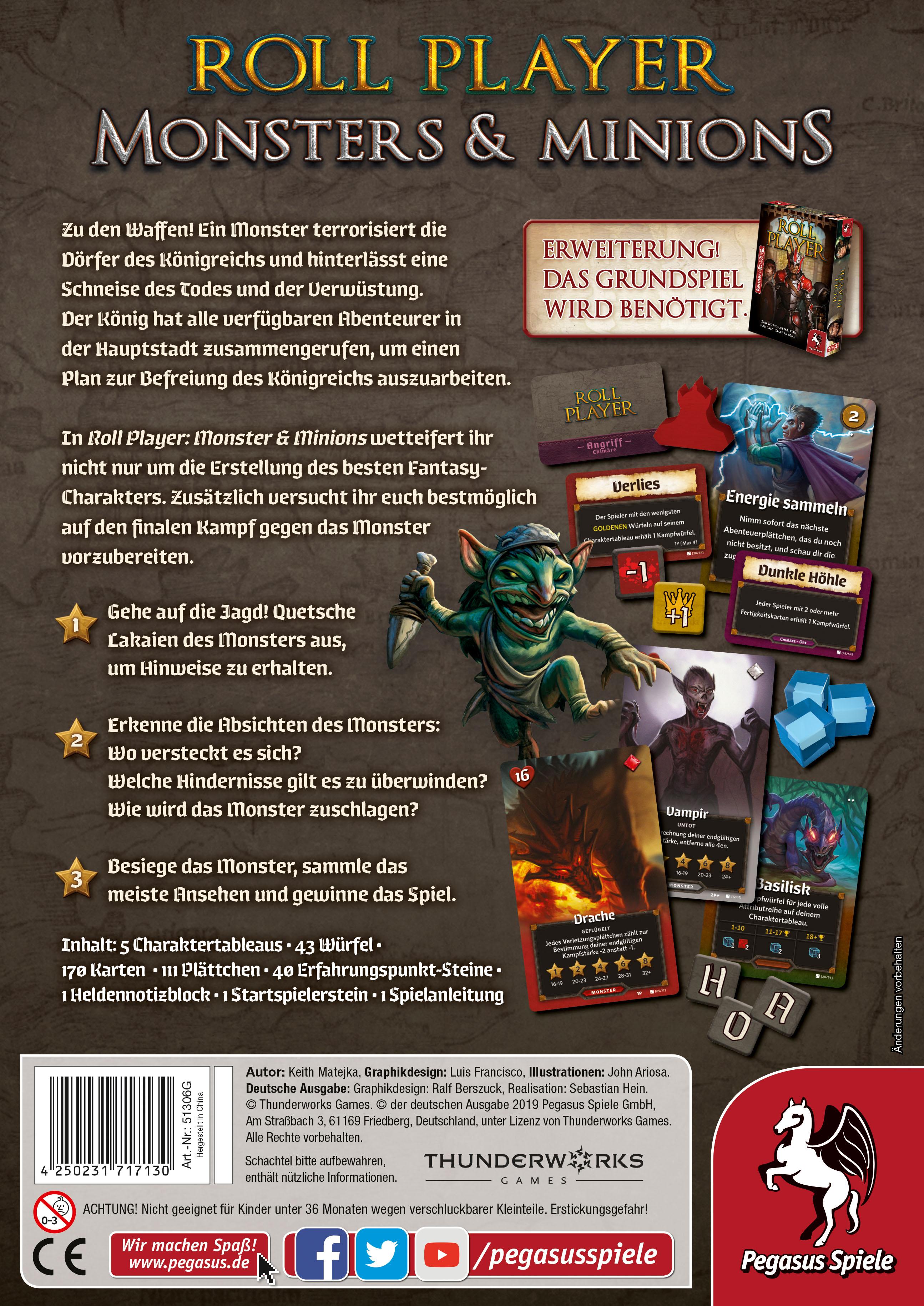 Roll Player: Monsters & Minions (Erweiterung)