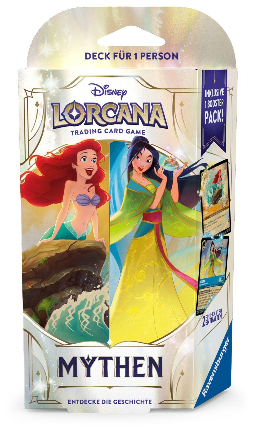 Disney Lorcana: Mythen Starter Deck - Bernstein und Saphir Disney Lorcana: Mythen Starter Deck - Bernstein und Saphir