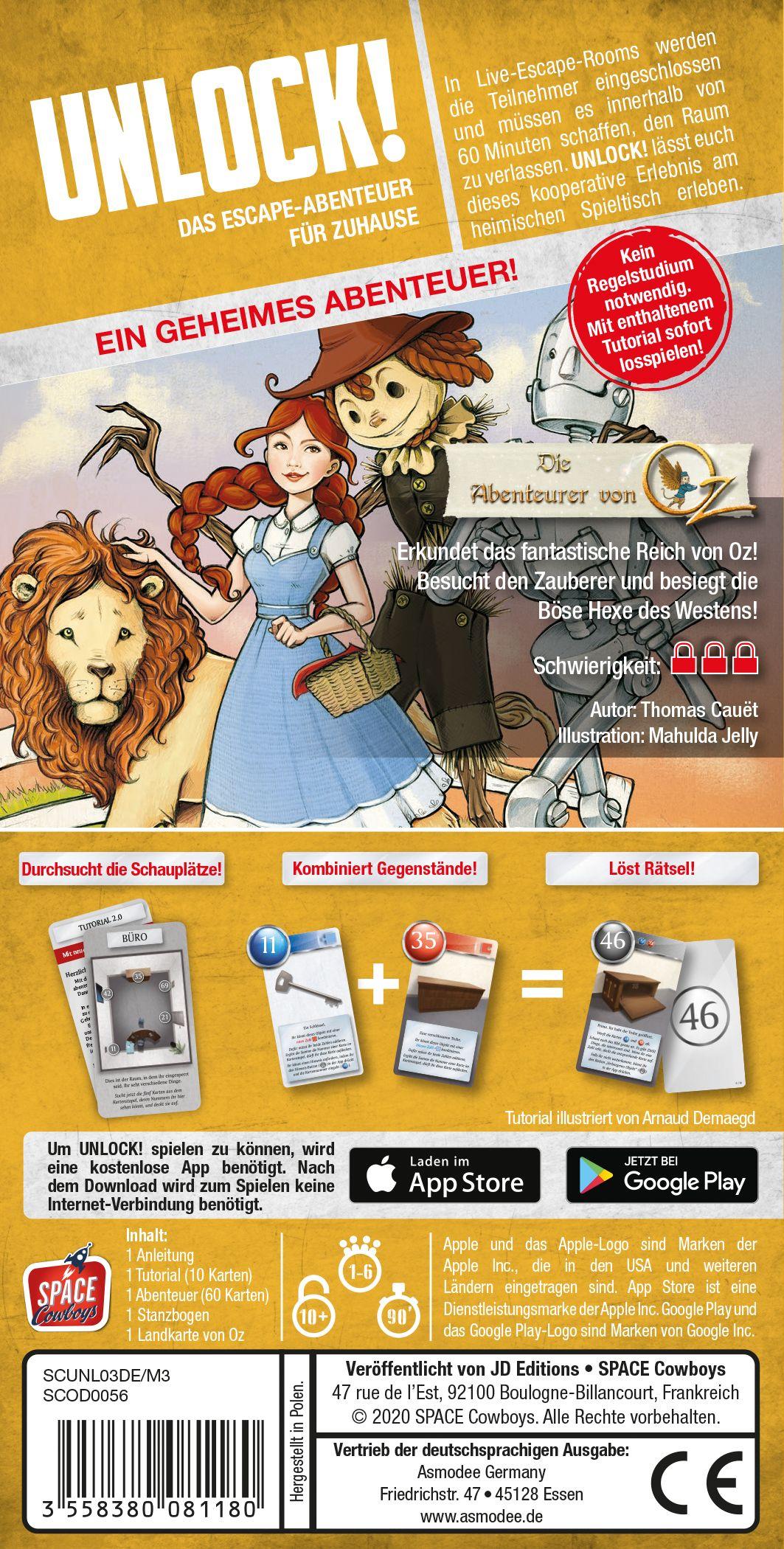 Unlock! - Die Abenteurer von Oz  (Einzelszenario) Unlock! - Die Abenteurer von Oz  (Einzelszenario)