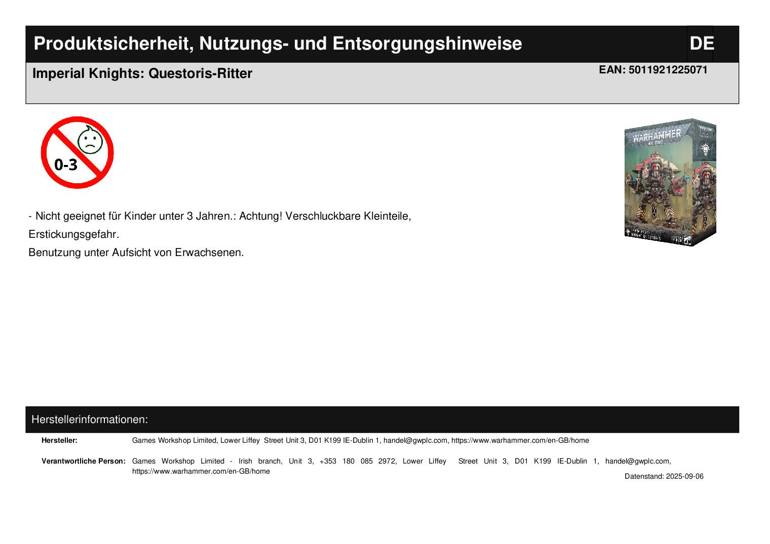 Imperial Knights: Questoris-Ritter Imperial Knights: Questoris-Ritter