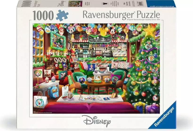 Puzzle 1000 Teile: Disney Christmas Cafe
