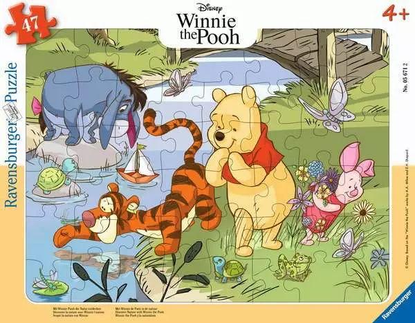 Mit Winnie Puuh die Natur entdecken - 48 Teile - Kinderpuzzle ab 4 Jahren -