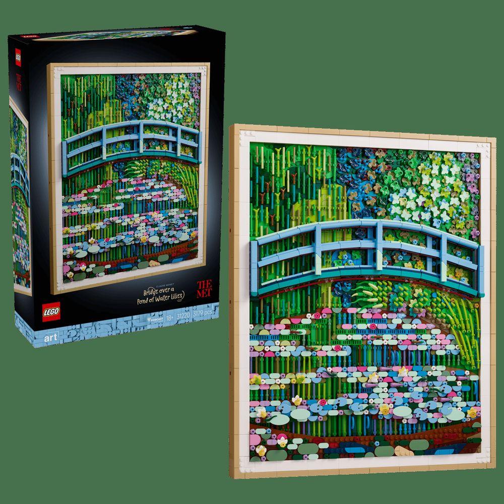 LEGO Art Claude Monet- Brücke über einen Seerosenteich