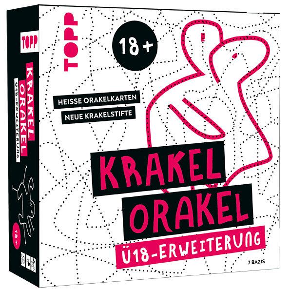 Krakel-Orakel Ü18-Erweiterung  Heiße Orakelkarten, neue Krakelstifte