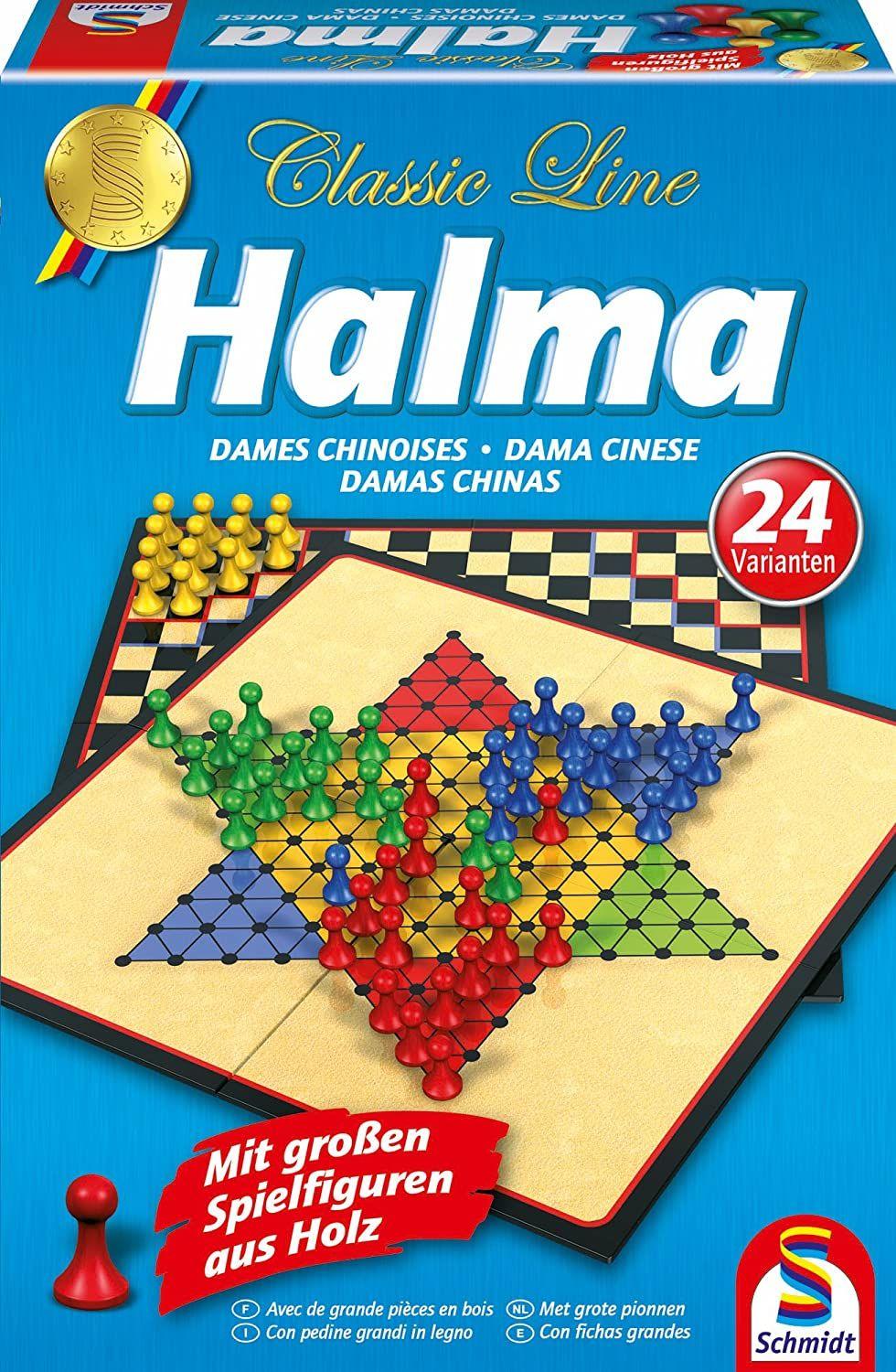 Classic Line: Halma mit großen Spielfiguren