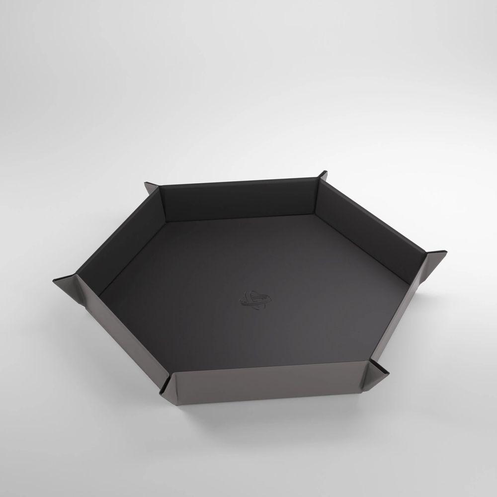 Gamegenic Magnetic Dice Tray Hexagonal Black&Gray Gamegenic Magnetic Dice Tray Hexagonal Black&Gray