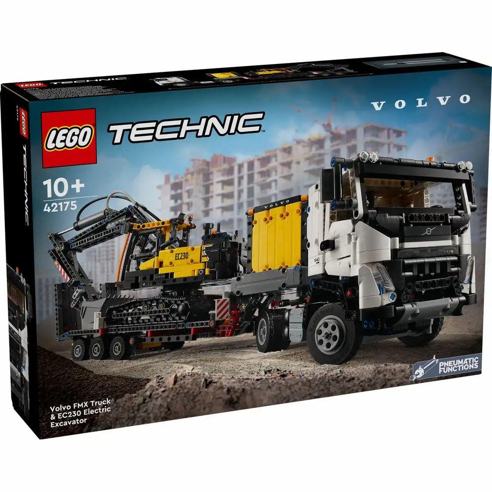 LEGO TECHNIC Volvo FMX LKW mit EC230 Electric Raupenbagger