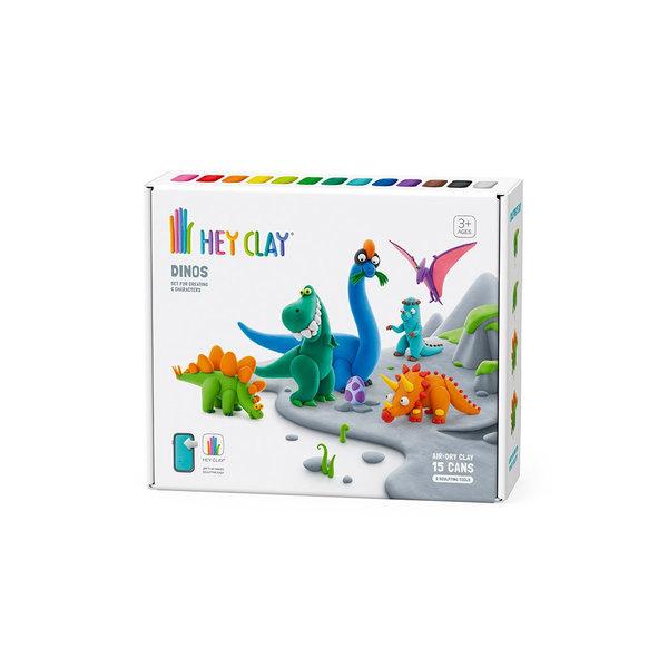 Hey Clay: Dinosaurier aus Knetmasse (15er-Pack)