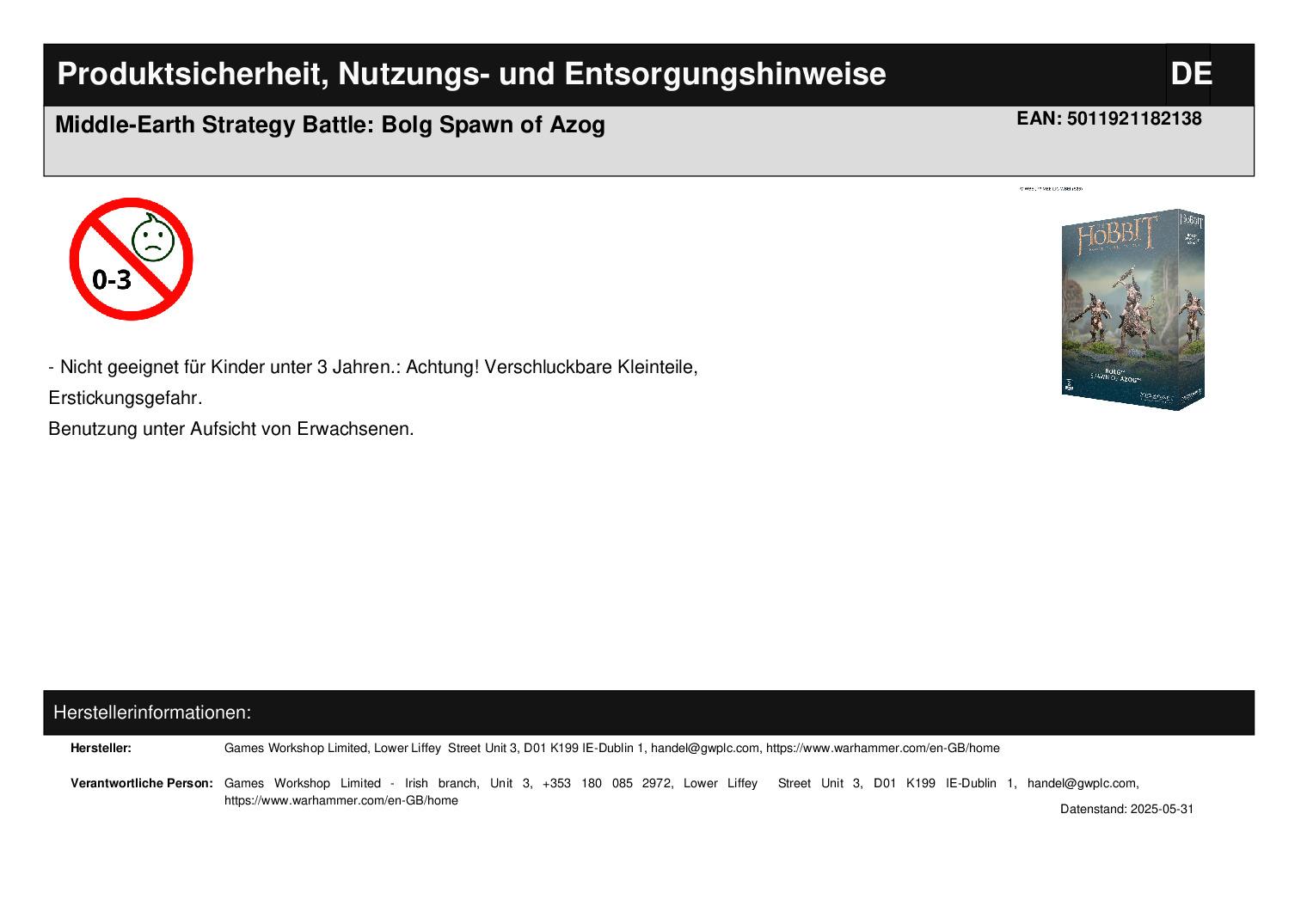 Middle-Earth Strategy Battle: Bolg Spawn of Azog Middle-Earth Strategy Battle: Bolg Spawn of Azog