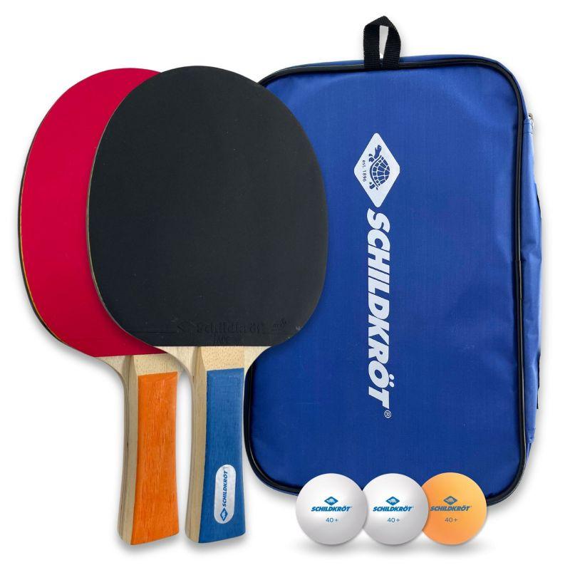 TT-Set 2-PLAYER HOBBY SOPO im Carrybag 2x Schläger (1,5mm Schwamm) + 3 Bälle ABS
