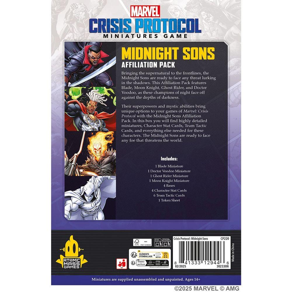 Marvel Crisis Protocol - Midnight Sons Affiliation Pack