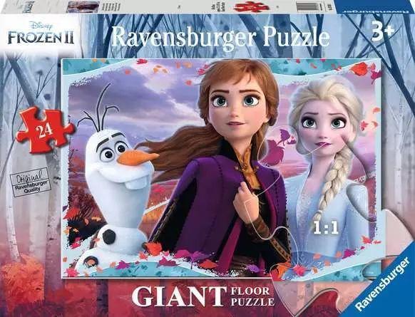 Puzzle - Die Eiskönigin 2: Zauberhafte neue Welt - Bodenpuzzle mit 24 großen Puzzleteilen