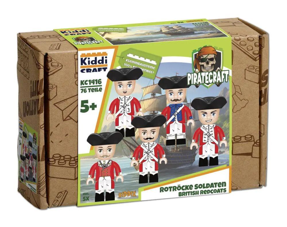 Kiddicraft KC1416 Kiddiz Figuren-Pack: Rotröcke Soldaten / British Redcoats