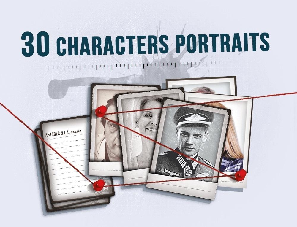 Detective: 30 Character Portraits - [Mini Expansion]