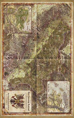 Warhammer Fantasy-Rollenspiel 4te Edition - Landkarte Reikland Warhammer Fantasy-Rollenspiel 4te Edition - Landkarte Reikland