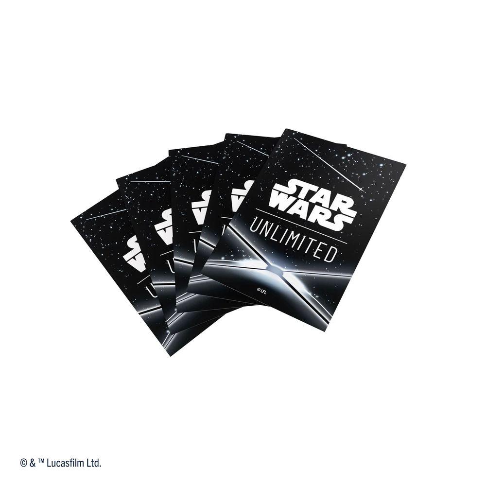 Star Wars: Unlimited Art Sleeves - Card Back Black Star Wars: Unlimited Art Sleeves - Card Back Black