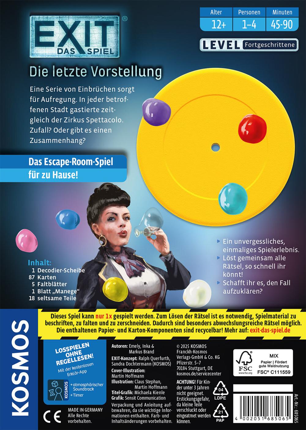EXIT Die letzte Vorstellung