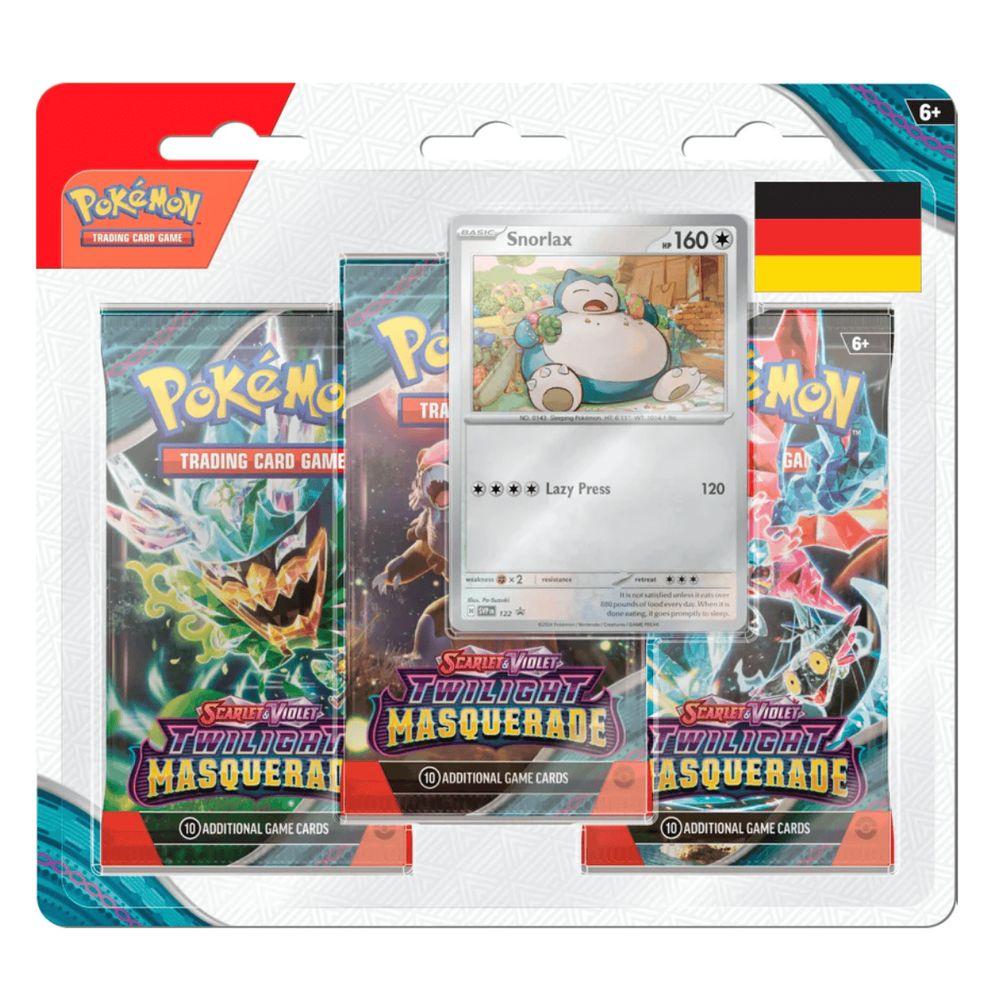 Pokémon Maskerade im Zwielicht 3-Pack Blister A Relaxo Pokémon Maskerade im Zwielicht 3-Pack Blister A Relaxo
