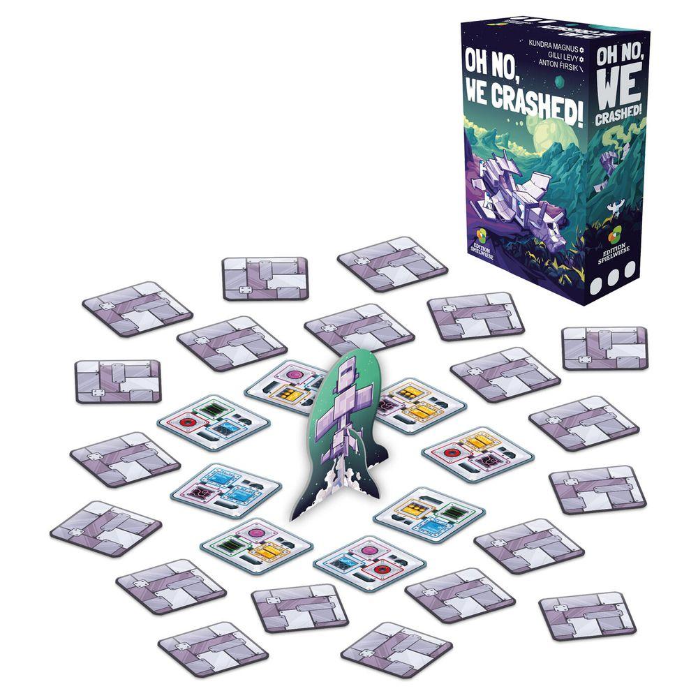 Oh no, we crashed! Oh no, we crashed!