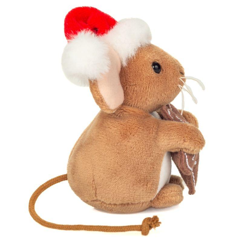 Weihnachtsmaus m. Keks 11 cm