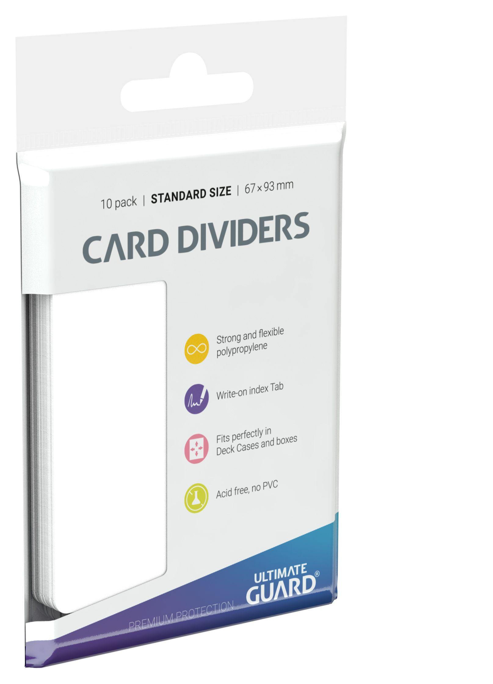 Ultimate Guard Card Dividers Standardgröße Weiß Ultimate Guard Card Dividers Standardgröße Weiß