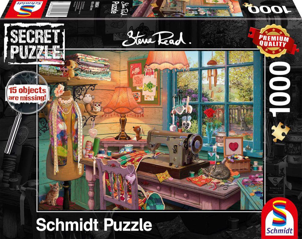 Puzzle: Im Nähzimmer - Secret Puzzle (1000 Teile)