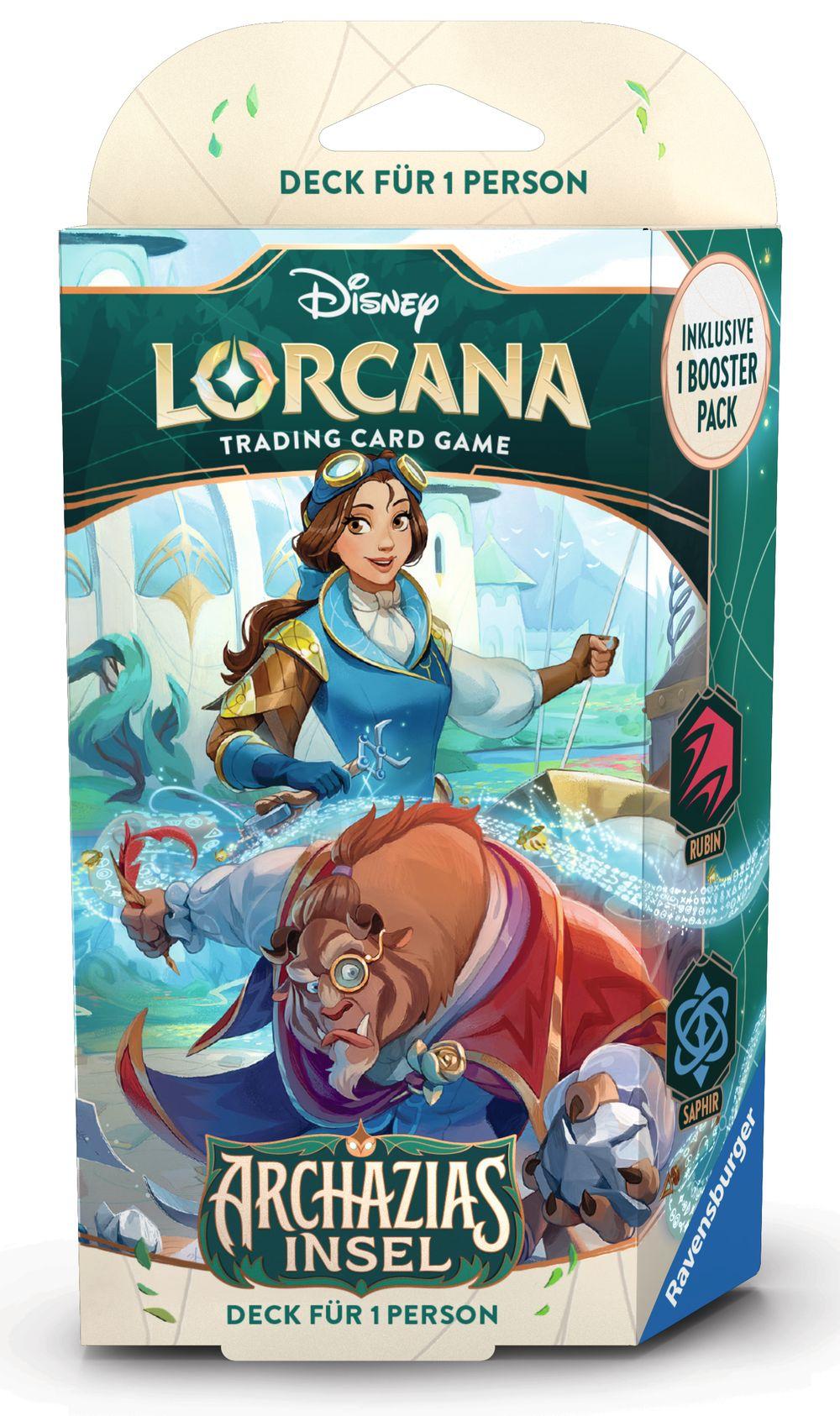 Disney Lorcana: Archazias Insel Starter Deck - Rubin / Saphir