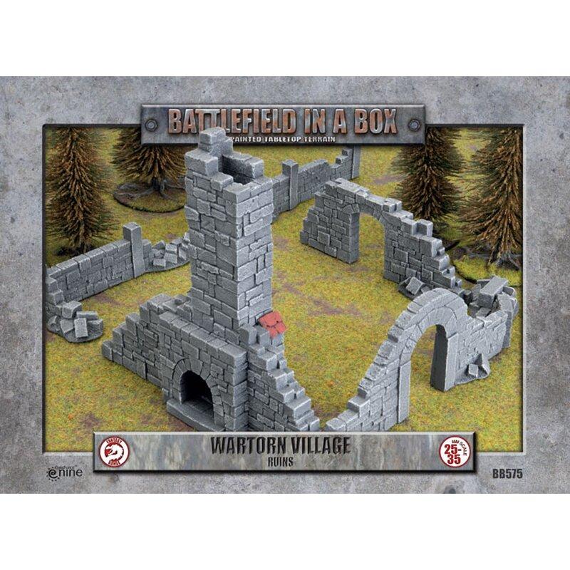 Battlefield in a Box - Wartorn Village - Ruins Battlefield in a Box - Wartorn Village - Ruins