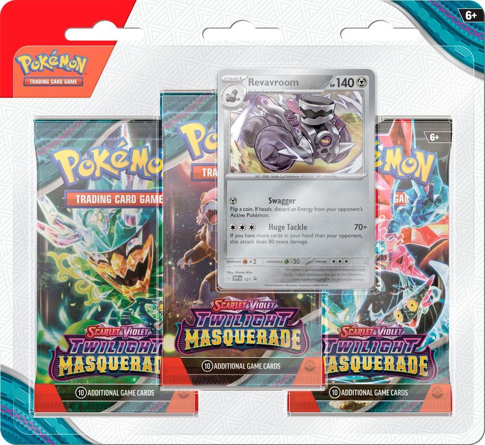 Pokémon Maskerade im Zwielicht 3-Pack Blister B Knattatox
