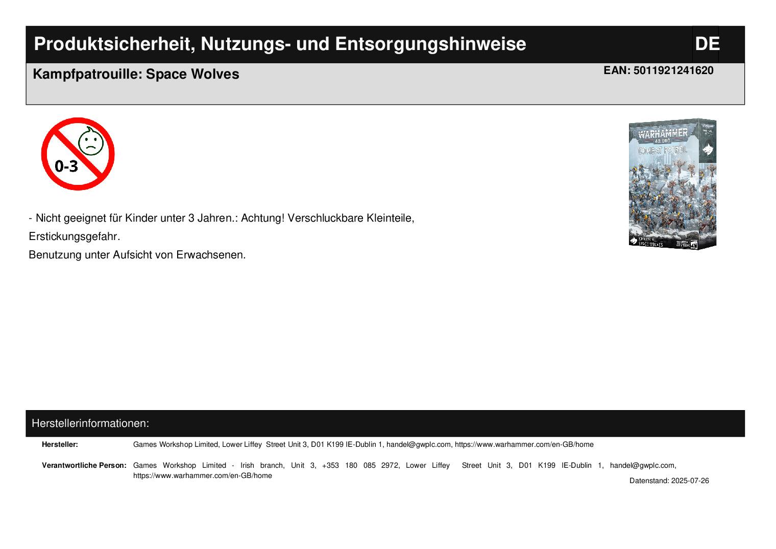 Kampfpatrouille: Space Wolves