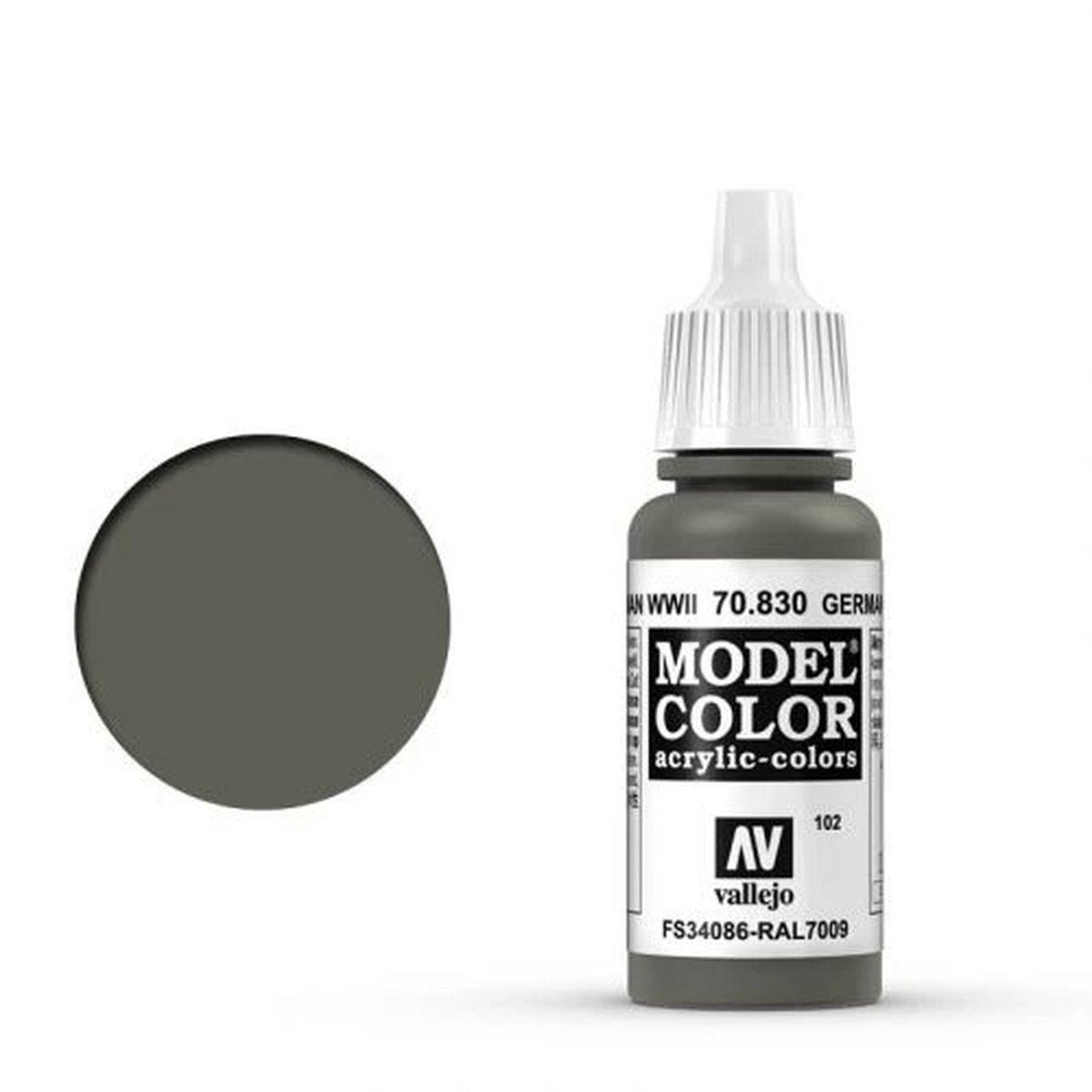 Vallejo Model Color: 102 Feldgrau (German Fieldgrey WWII), 17 ml (830)