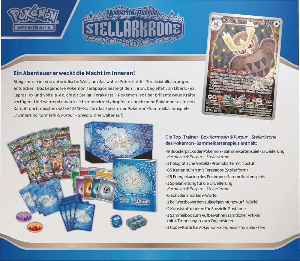 Pokémon Karmesin & Purpur Stellarkrone Top-Trainer Box