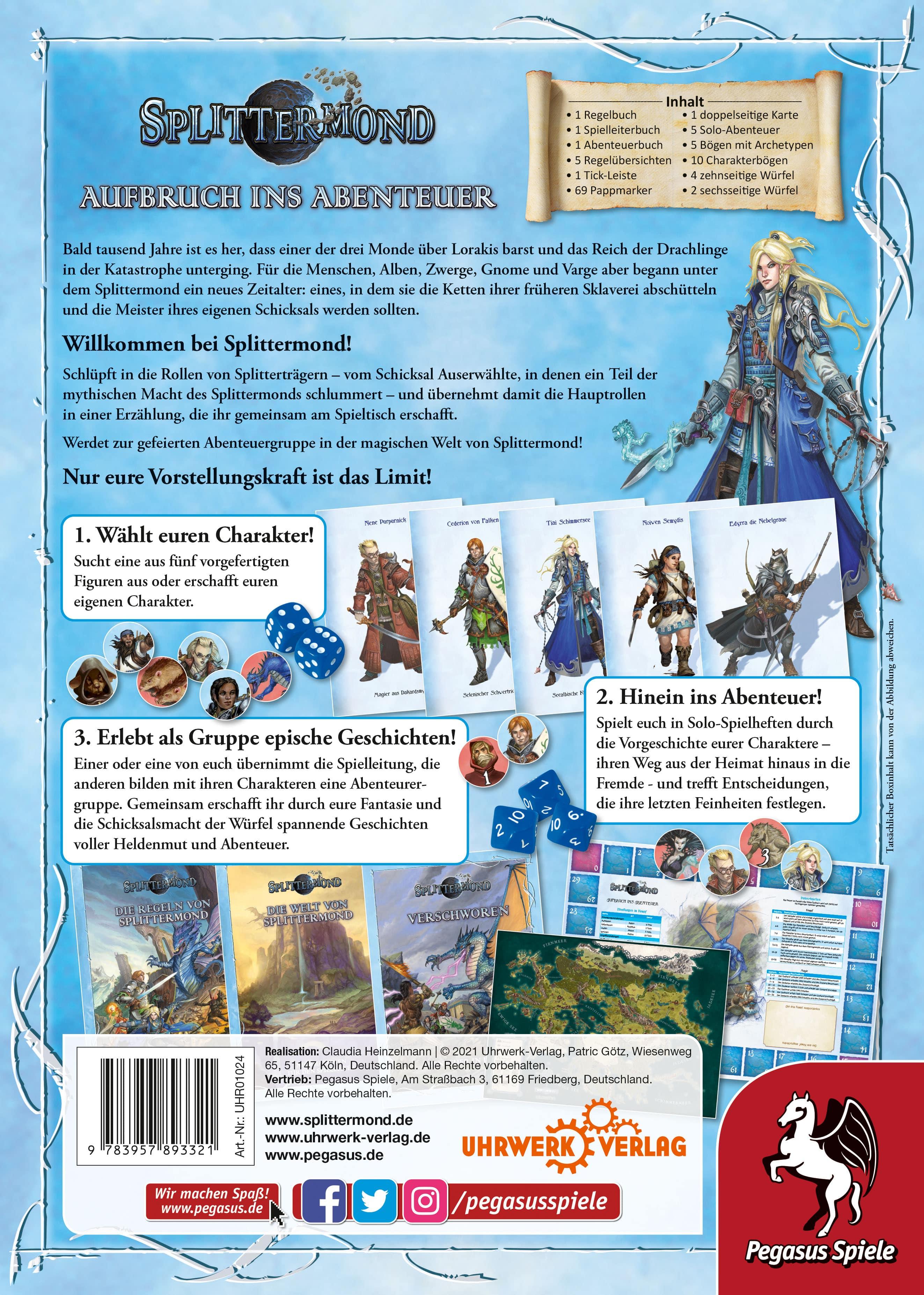 Splittermond - Aufbruch ins Abenteuer (Box) Splittermond - Aufbruch ins Abenteuer (Box)