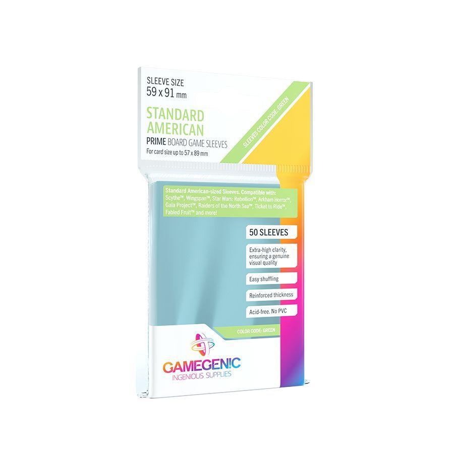 Gamegenic  Prime Board Game Sleeves - Standard American 59 x 91 mm (50)
