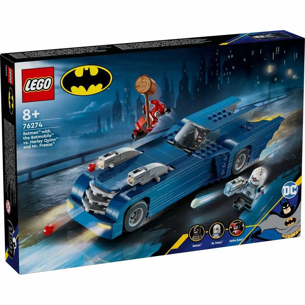 LEGO DC UNIVERSE SUPER HEROES Batman im Batmobil verses Harley Quinn und Mr. Freeze