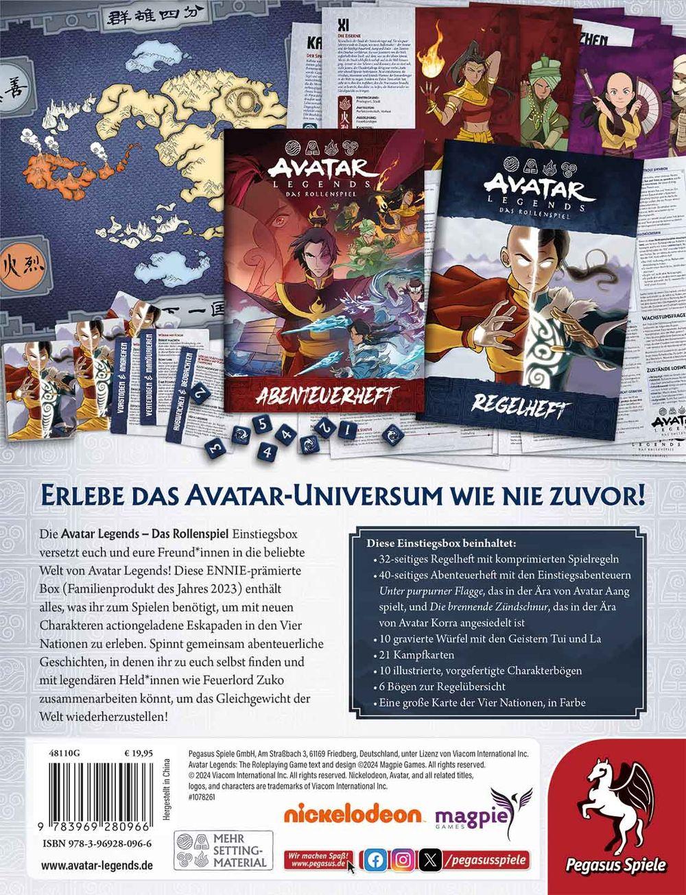 Avatar Legends - Das Rollenspiel: Einstiegsbox Avatar Legends - Das Rollenspiel: Einstiegsbox