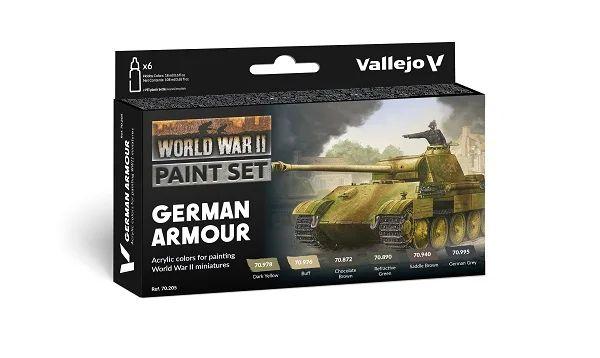 Model Color: WWII Paint Set German Armour (6 Farben) Model Color: WWII Paint Set German Armour (6 Farben)